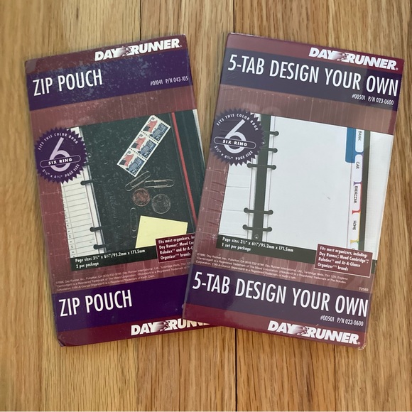 Bundle Day Runner NEW IN SEALED PACKAGES refills # 01041 and # 00501 - Picture 6 of 7